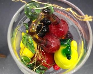 Mini Glass Fruit