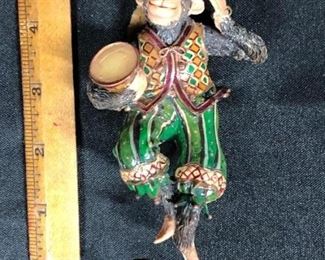 Organ Grinder Monkey Figurine