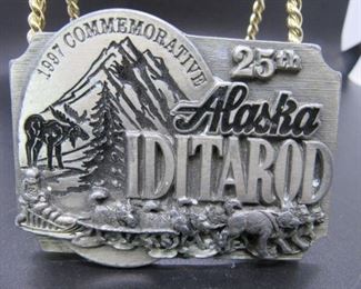 1997 Iditarod Belt Buckle