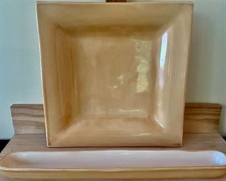 #1219A - Pottery Barn Sausalito square serving tray (2 available) - $9 (1 sold)
