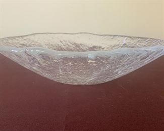 #1068A -  13” glass serving bowl - $10
