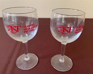 #1798F - AL Shakespeare wine glasses - $2