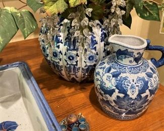 Blue & white selections