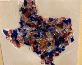 Texas glass art