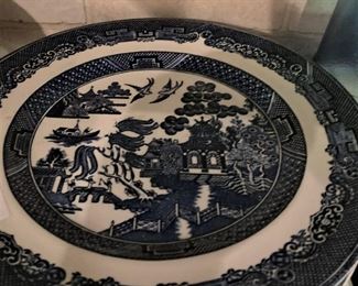 "Blue Willow" plates