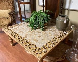 Tiled coffee table