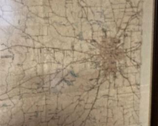 Map of Tyler, Texas - 1949 edition