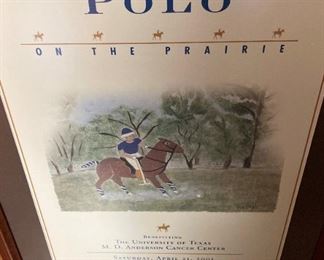 "Polo on the Prairie" Poster