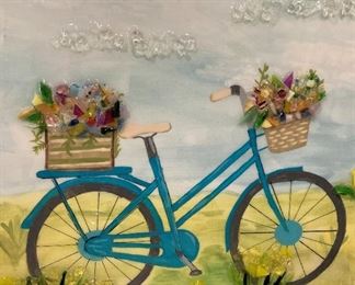 One of many glass art selections