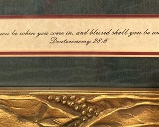 "Blessed shall you be when you come in, and blessed shall you be when you go out." Deuteronomy 28:6
