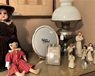 Dolls; frames; Willow Tree selections