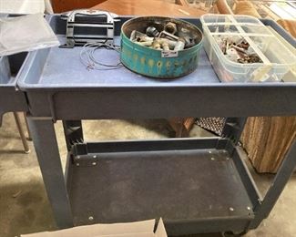 Rolling utility cart