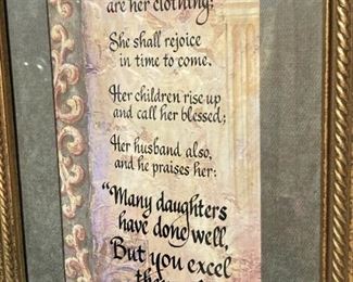 Proverbs 31:25, 28-29