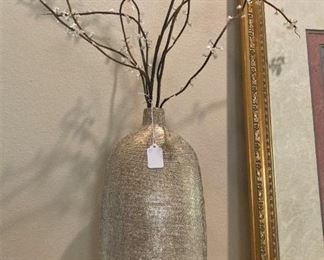 One of two large vases