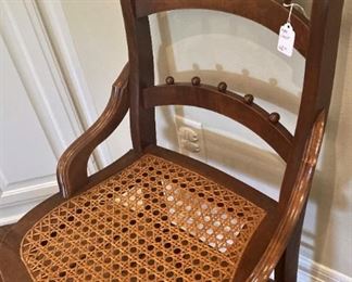 Antique cane chair