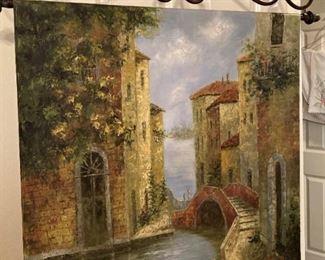 Tuscan theme wall mural