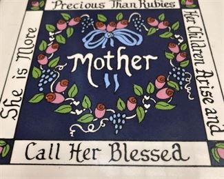 "Mother" trivet 