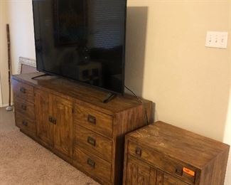 Drexel console & end table