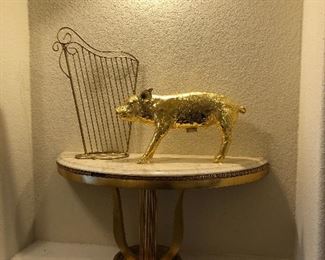 Piggy Bank. Deceptive Harp. Display