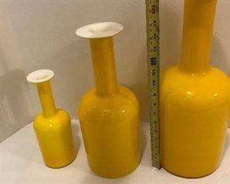 Holmegaard Denmark Otto Breuer Gulvase Vases