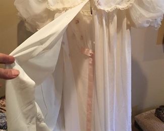 Vintage Honeymoon Gown & Robe