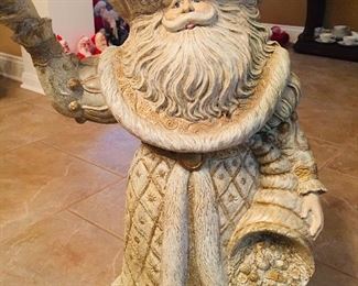 Large Handmade Hand Painted Majestic Santa by Ms Shirley