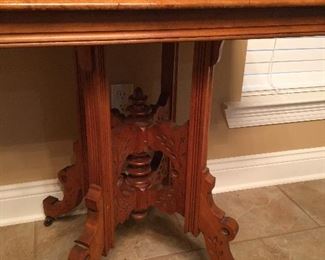 Lovely Eastlake Table
29.5” Width
21.5” Deep
29.5” Height