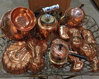 Large Collection Of Vintage Cooper Pieces