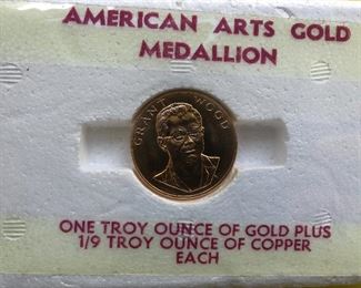 We have TWO of these. 1 Oz American Commemorative Arts Medal-Grant Wood