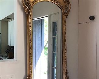 Large Ornate Gold Gilt Mirror