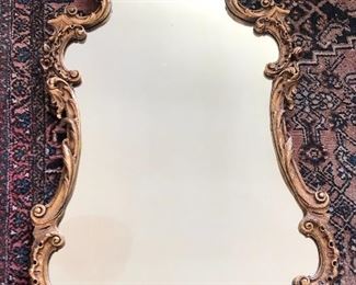 Ornate Gold Gilt Mirror