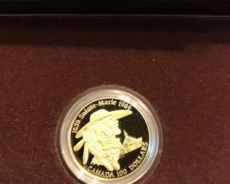 100 Canadian Gold Coin