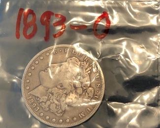 1893-O Silver Dollar