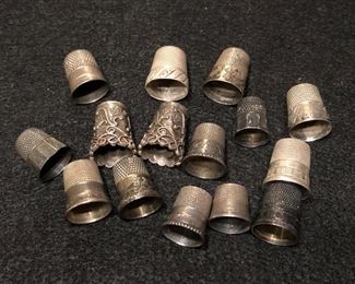 Sterling thimbles