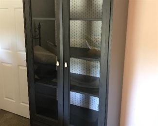 Glass Front Armoire