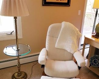 JE Ekornes, stressless chair and ottoman, excellent condition