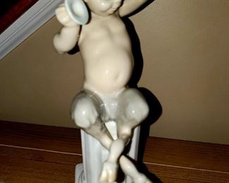 EXTREMELY RARE LLADRO 1006 PLATES SATYR PAN WITH CYMBALS FIGURINE * RETIRED