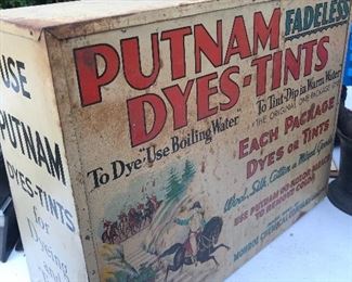 Putnam Dyes and Tints display box