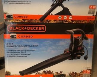 Black Decker Corded Blower, Craftsman Trimmer
