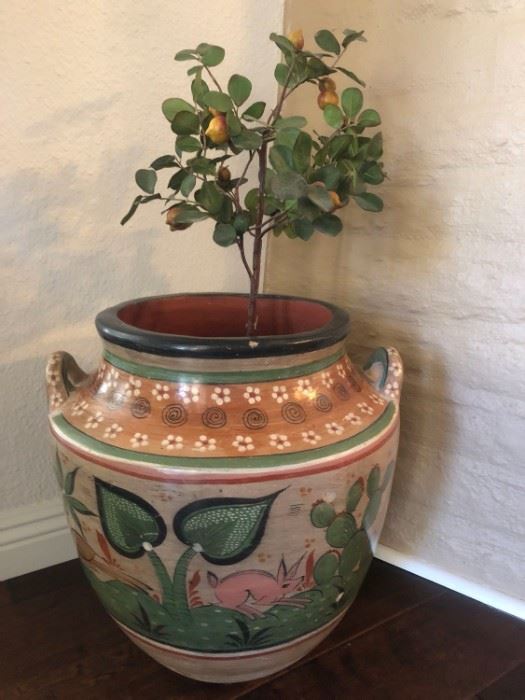 Decorative Painted Southwest Pot