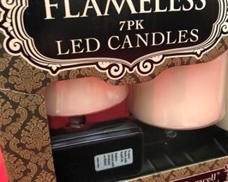 Flameless Seven Pack LED Candles