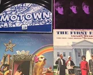 Record Set Motown Story, Beatles Tour Program, etc.