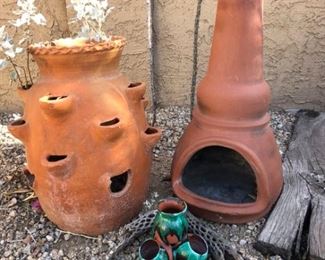 Southwest Clay Pottery, Chimenea