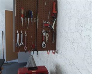 Tool Box, Various Hand Tools