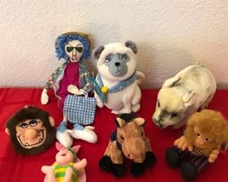 Vintage Toy Grouping Kamar Japan Pig