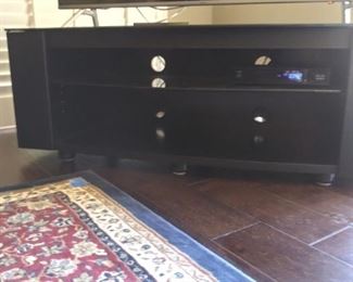 Wood Glass TV Stand