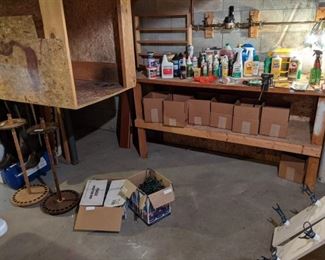 Christmas lights, and an assortment of household, hunting, and automotive chemicals.