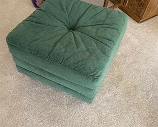 Green ottoman 