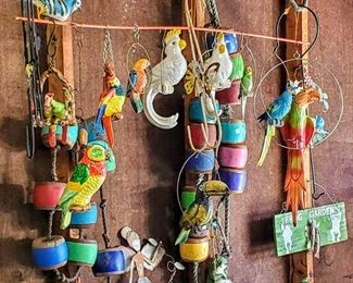 Hanging birds