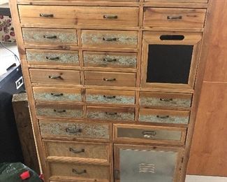 Great cabinet full of stamping and craft items